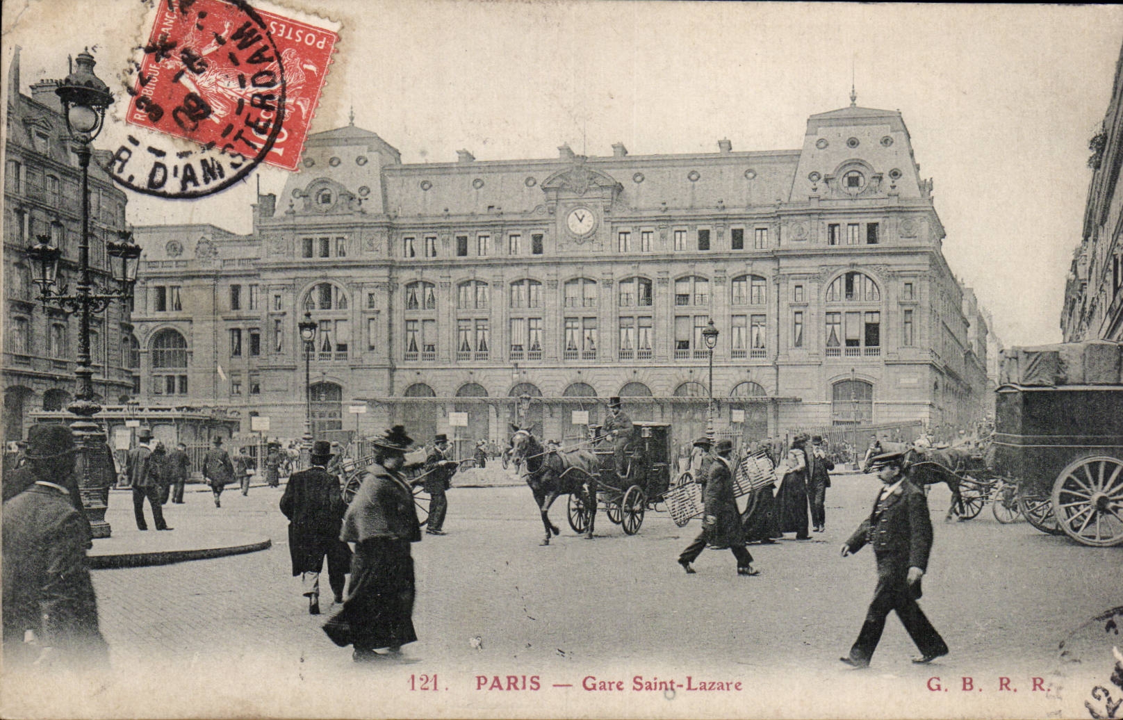 CPA Paris Gare Saint Lazare
