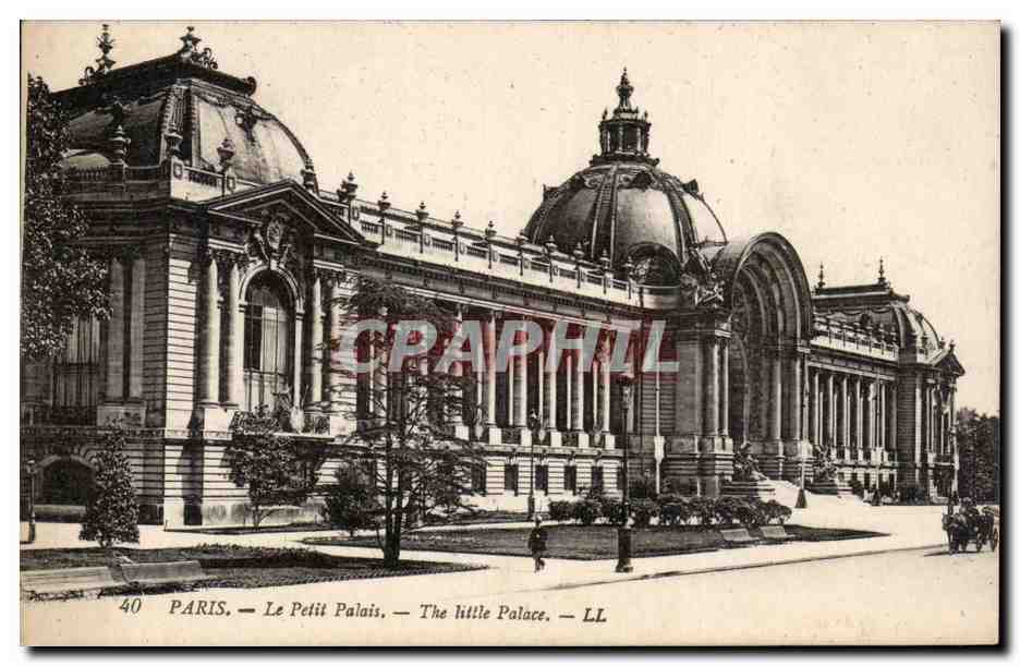 CPA Paris Le petit palais