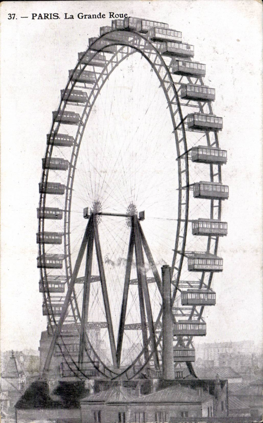 CPA Paris La grande roue