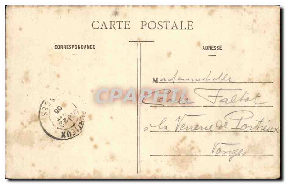 CPA Paris Panorama  — Verso