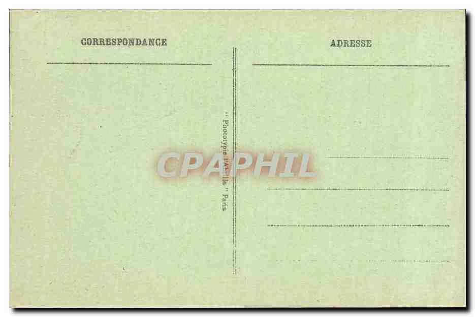 CPA Paris Place de la Concorde — Verso