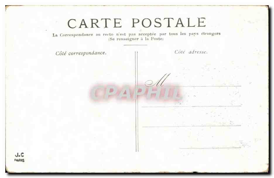CPA Paris Basilique de Montmartre — Rückseite