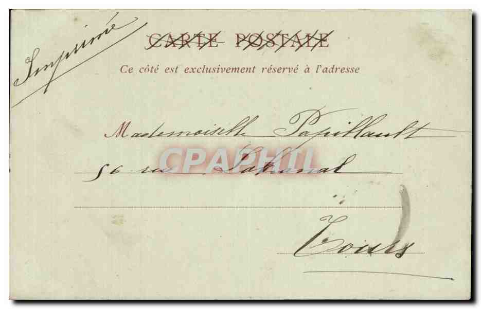 CPA Loches Le donjon et la tour Louis XIV — Rückseite