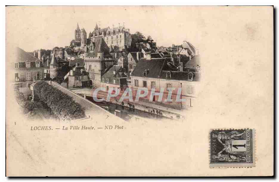 CPA Loches La ville haute