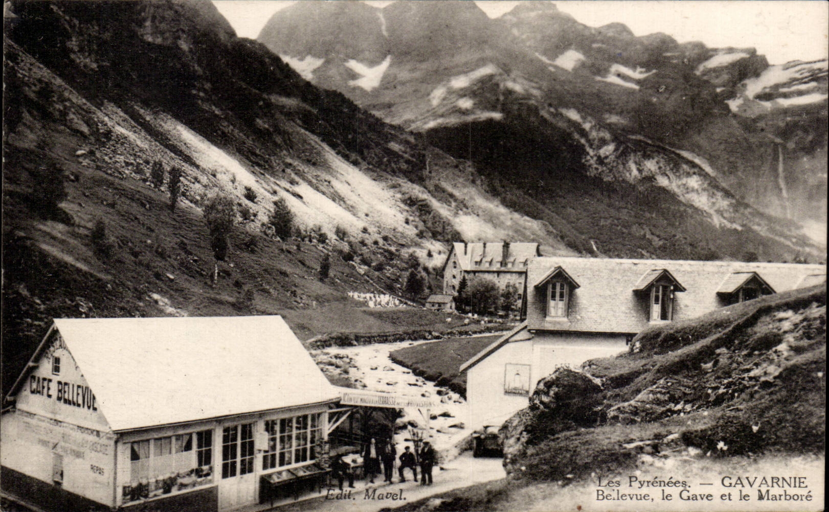CPA Gavarnie Bellevue le Gave et le Marbore