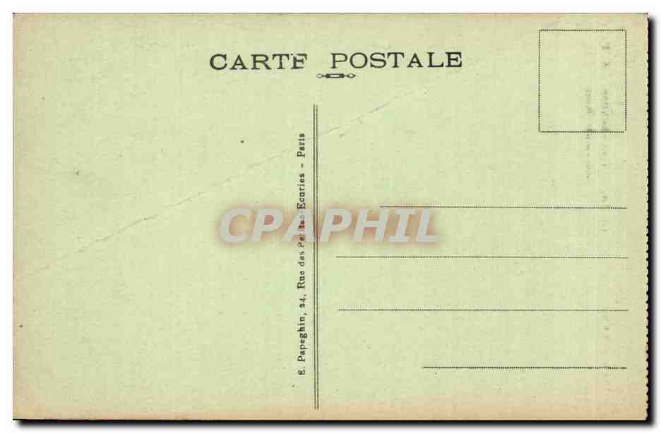 CPA Paris Tour Saint Jacques — Verso