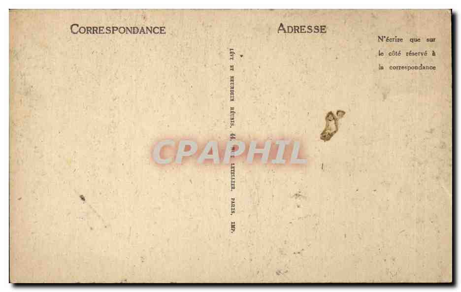 CPA Paris Notre Dame Facade Pentures Portail de droite — Verso