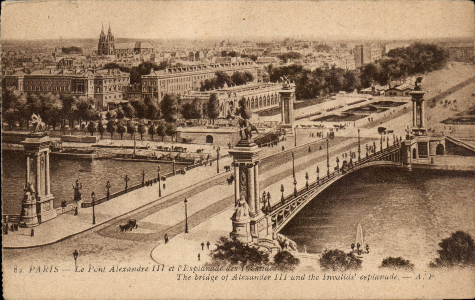 CPA Paris Pont Alexandre III