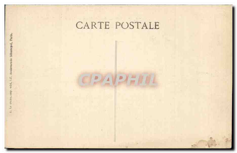 CPA Paris Pont Alexandre et le grand palais — Rückseite