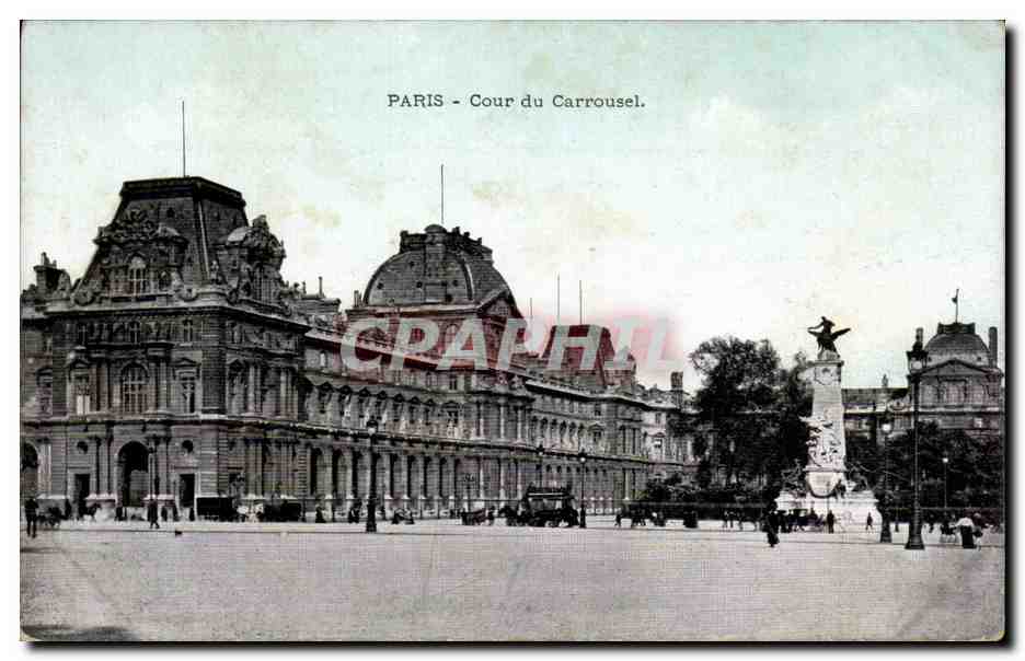 CPA Paris Cour du Carrousel