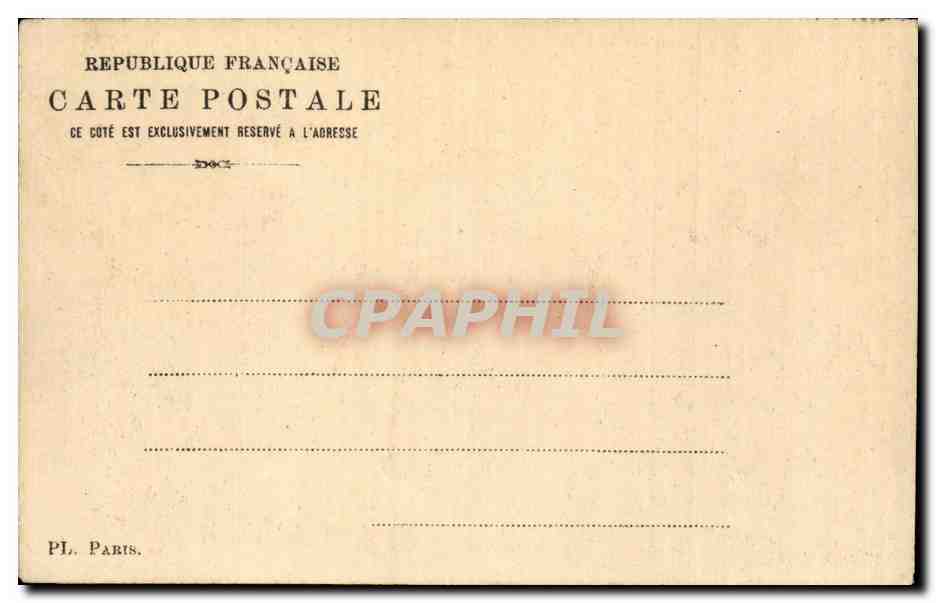 CPA Paris Opera — Verso