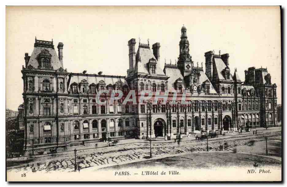 CPA Paris Hotel de ville