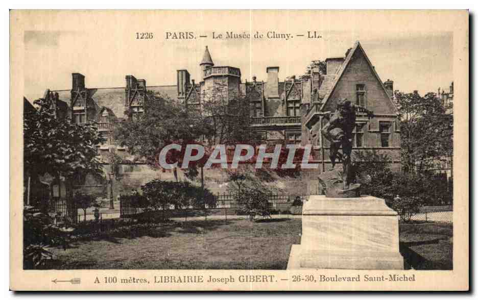 CPA Paris Musee de Cluny Joseph Gibert