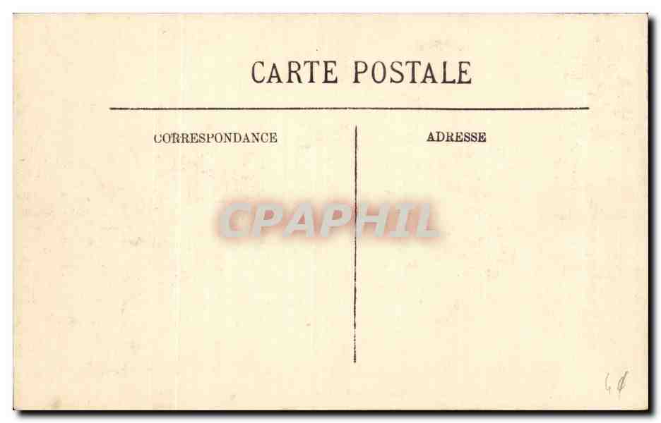 CPA Paris Hotel de ville et le pont d Arcole — Verso
