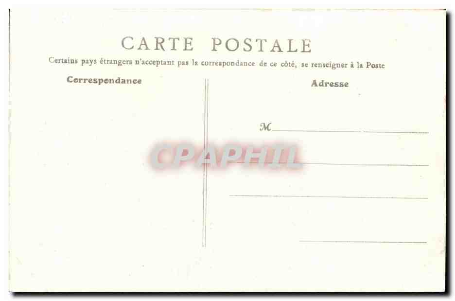 CPA Paris Eglise Notre Dame des Victoires — Verso