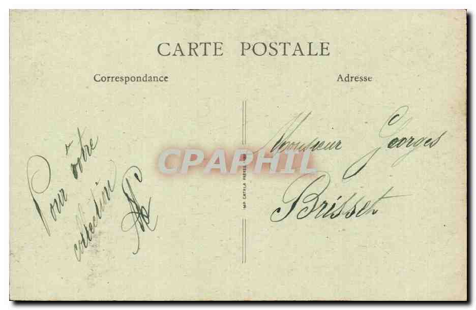 Lyon - Nouvelle Gare des Brotteaux — S. F. Paris n° 206 — Verso
