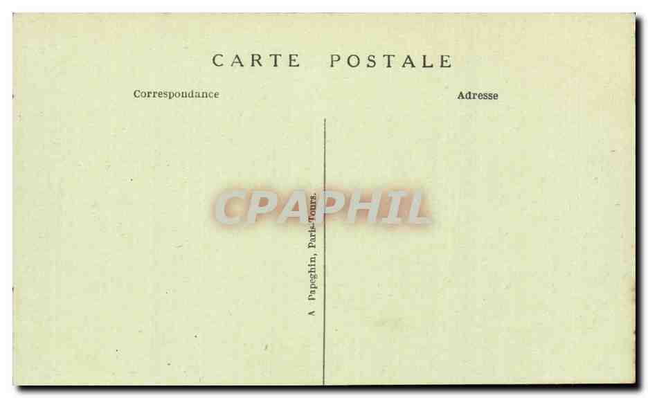CPA Agnes Sorel Maitresse de Charles VII  — Rückseite