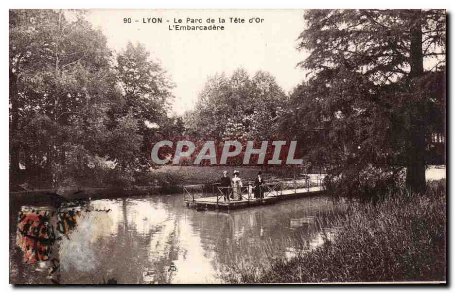 LYON - Le Parc de la Tête d'Or - L'Embarcadère