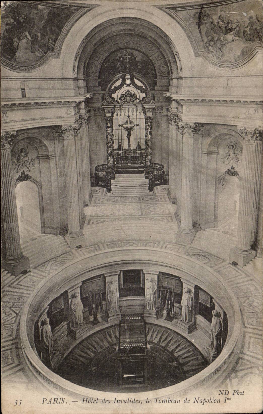 CPA Paris Hotel des Invalides le tombeau de Napoleon 1er