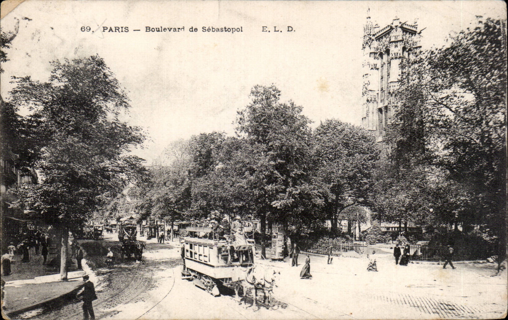 CPA Paris Boulevard de Sebastopol
