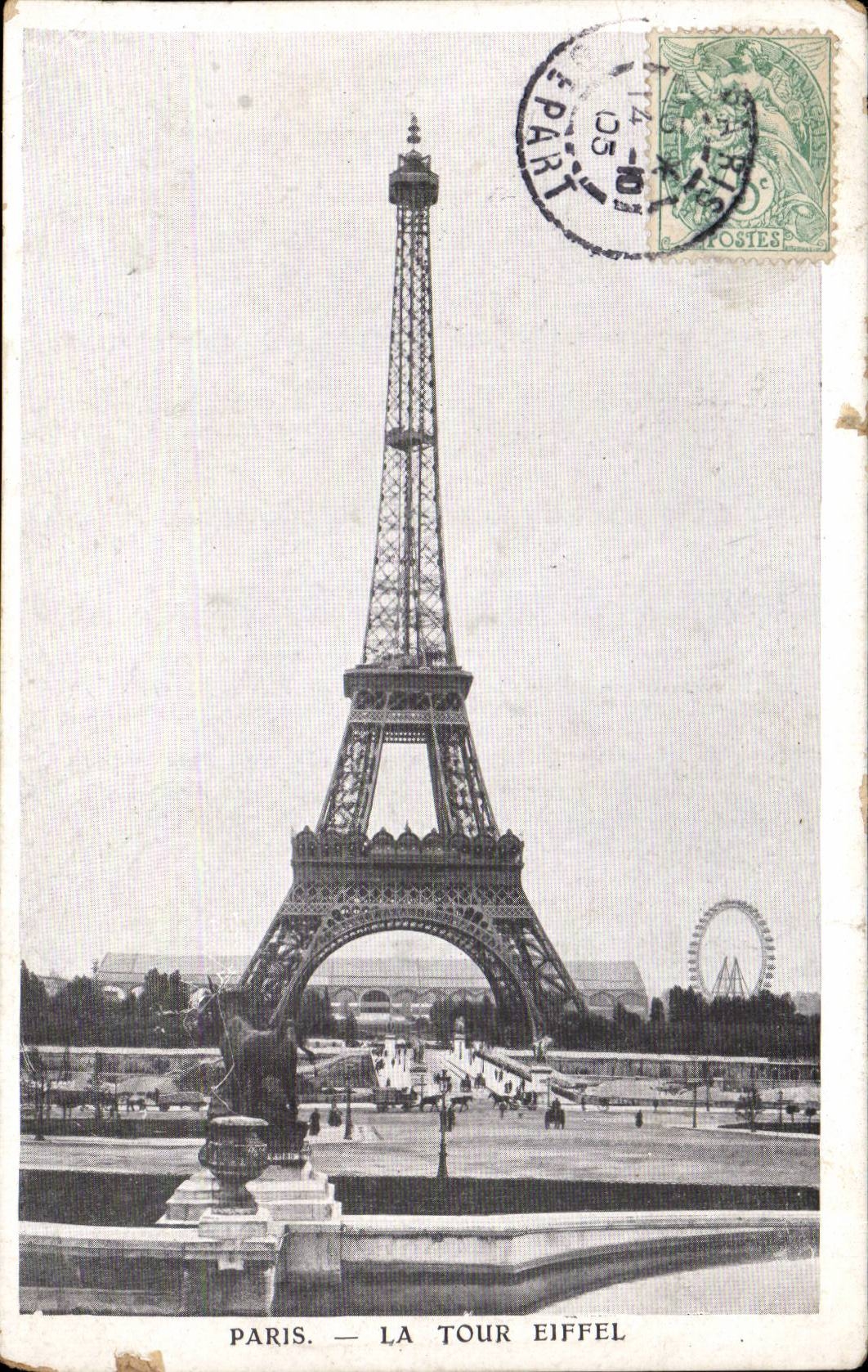 CPA Paris Tour Eiffel
