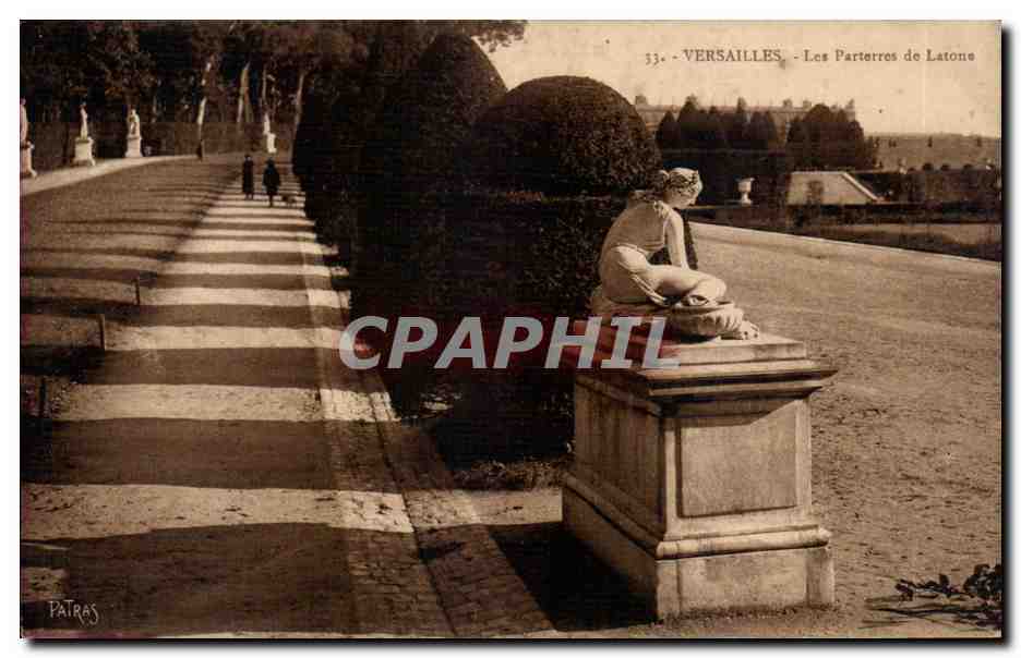 CPA Versailles Les parterres de Latone 