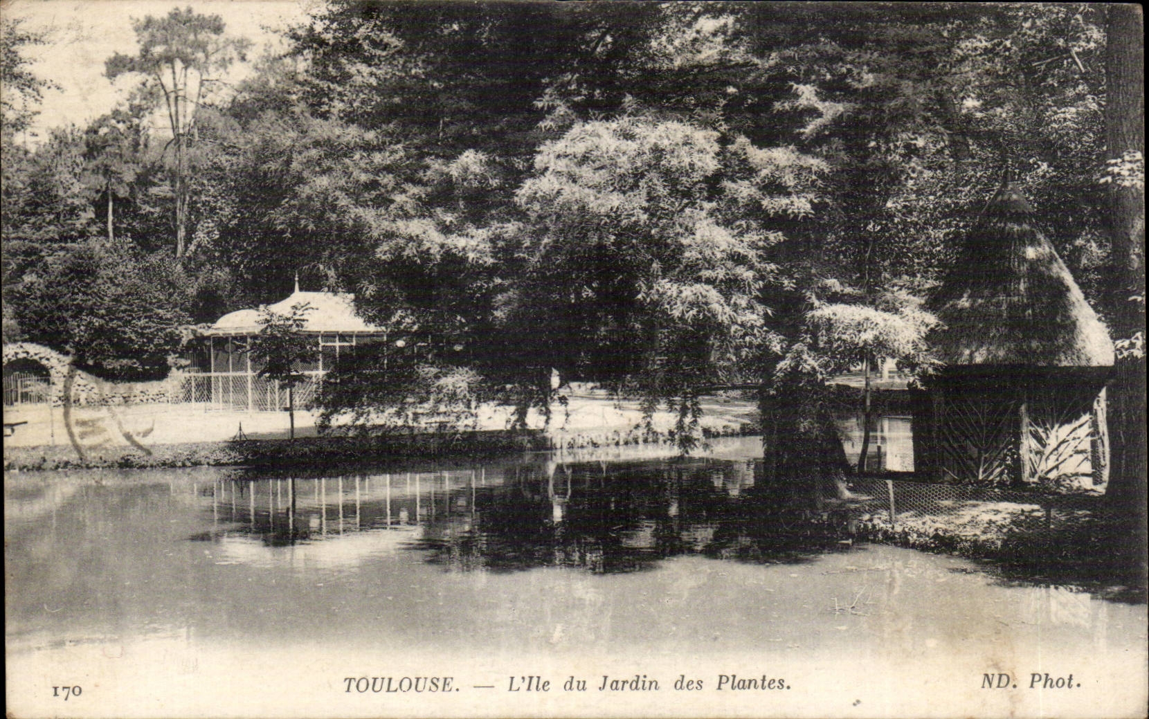 Toulouse — L'Île du Jardin des Plantes — ND. Phot. n°170