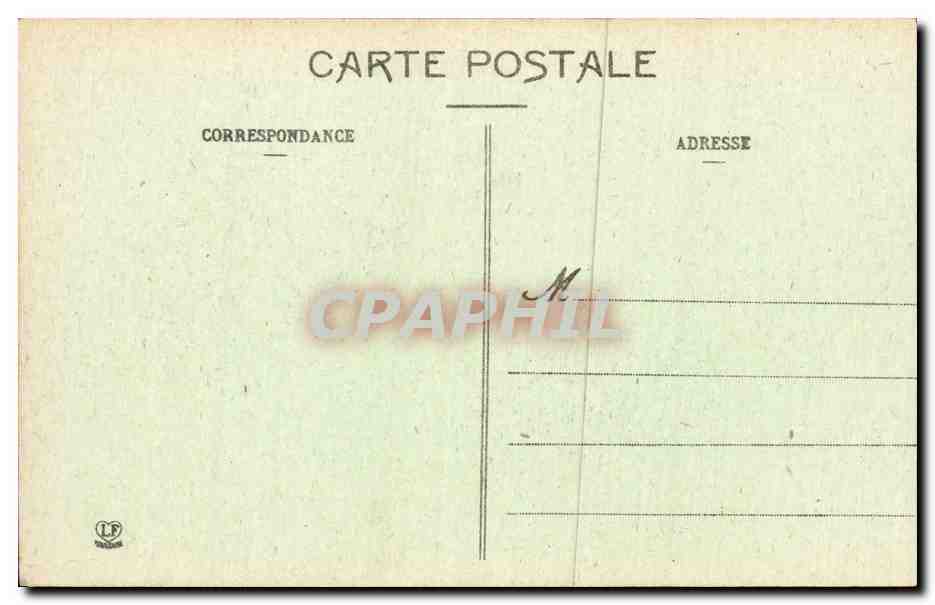 Pau - La descente de la gare et le boulevard des Pyrénées — Phototypie Labouche Frères, Toulouse, n°77 — Achterkant