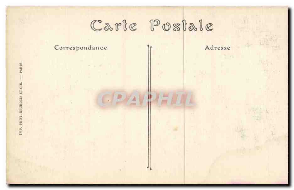CPA Pau La gare et le funiculaire — Rückseite