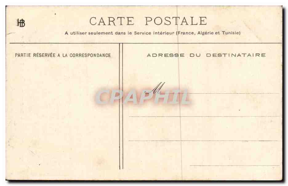 CPA Libourne Clocher de l eglise St Jean Baptiste — Rückseite