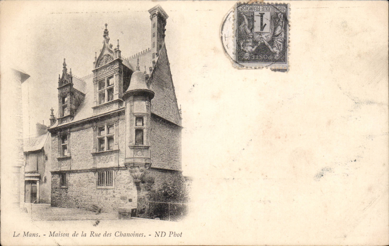 CPA Le Mans Maison de la rue des Chanoines