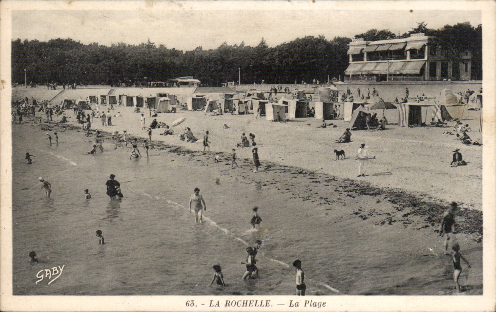 CPA La Rochelle la plage 