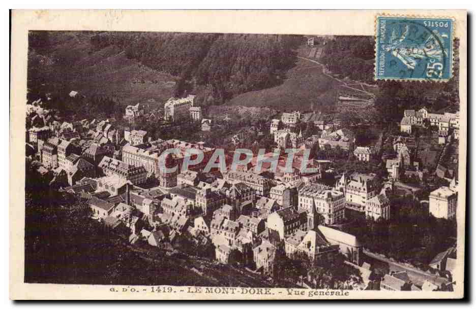 CPA Le Mont Dore Vue generale