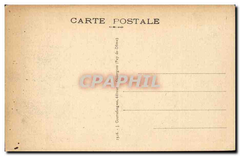 CPA Le Mont Dore Vue generale — Verso