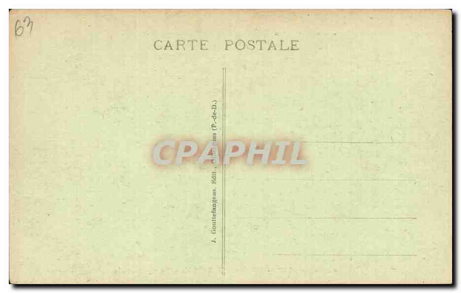 CPA Le Mont Dore Vue generale — Verso