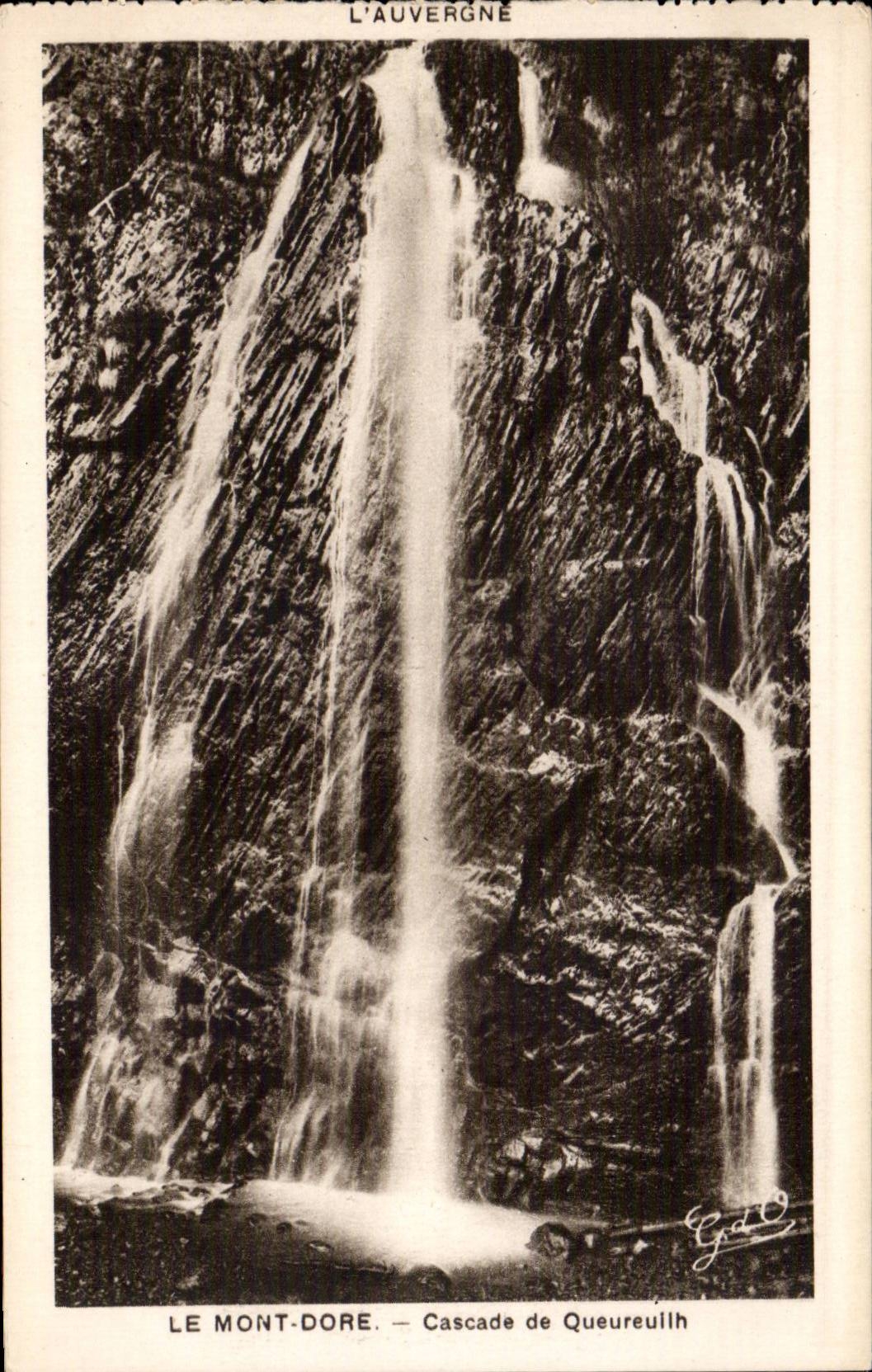 CPA Le Mont Dore Cascade de Queureuilh