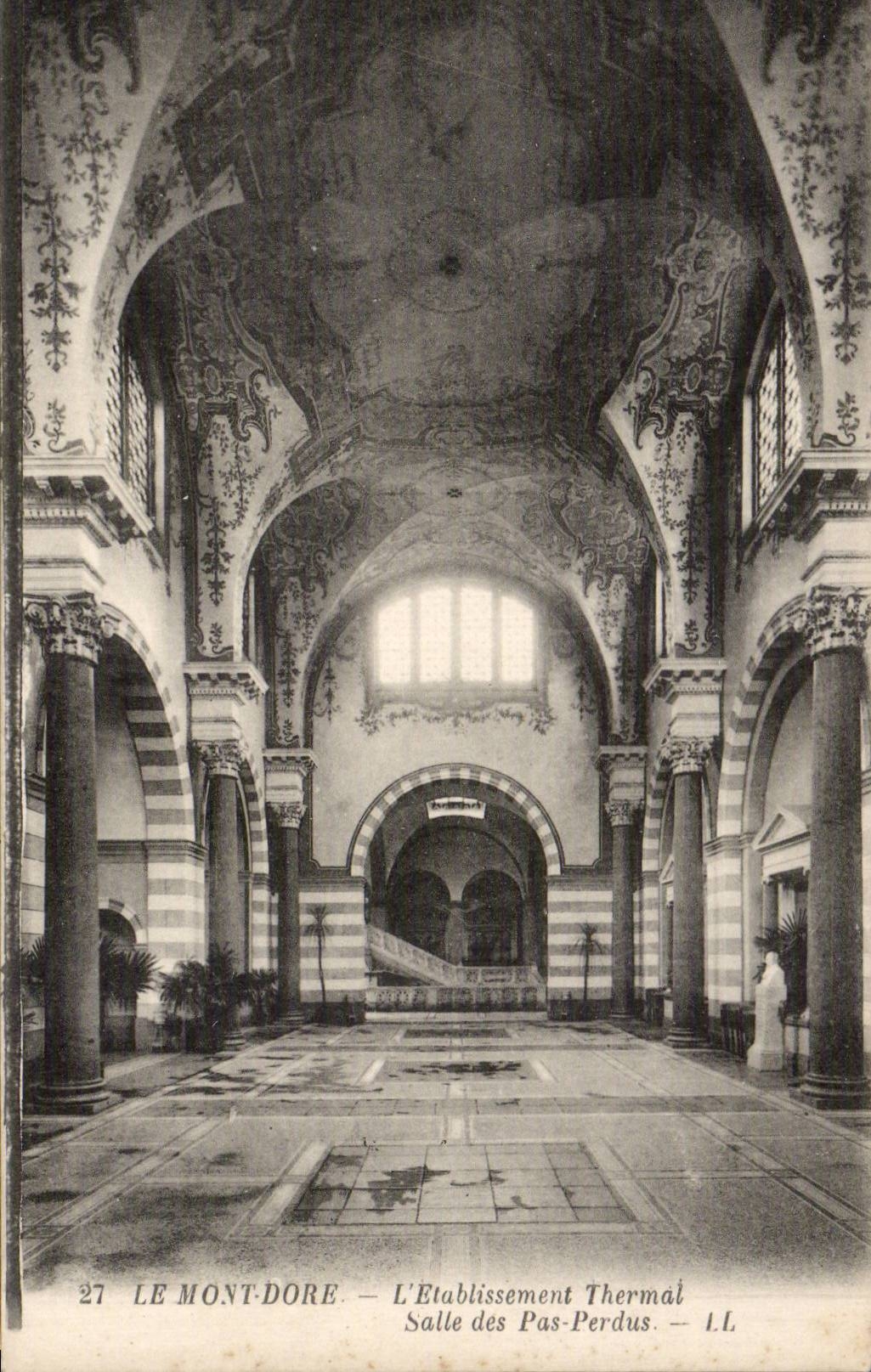 CPA Le Mont Dore L etablissement thermal Salle des pas perdus