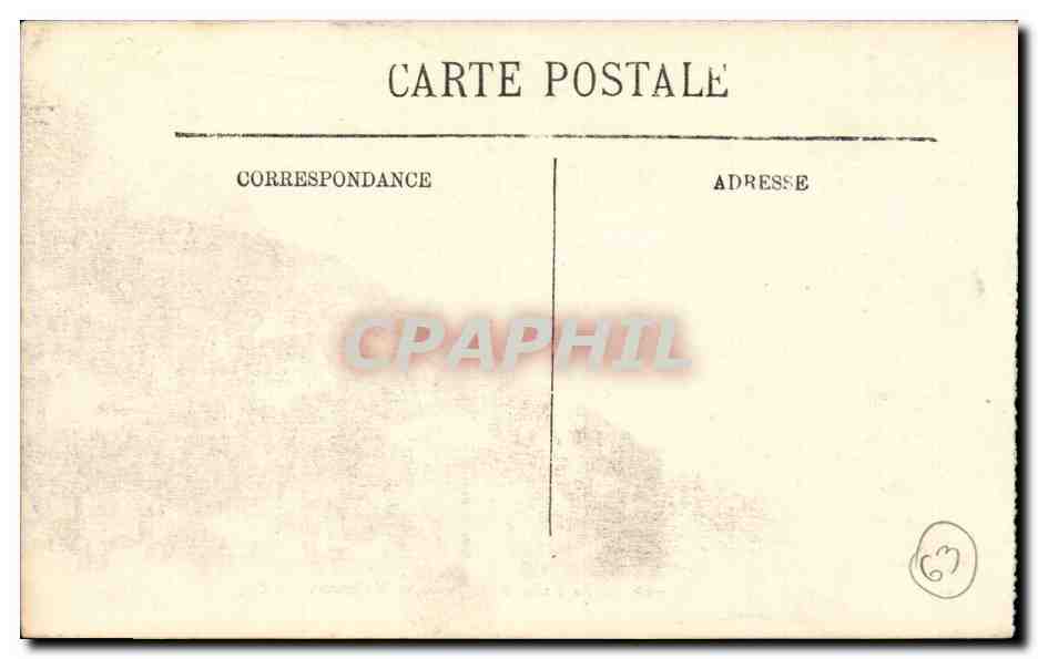 CPA Le Mont Dore Vue generale La vallee de la Dogne et le capucin — Verso