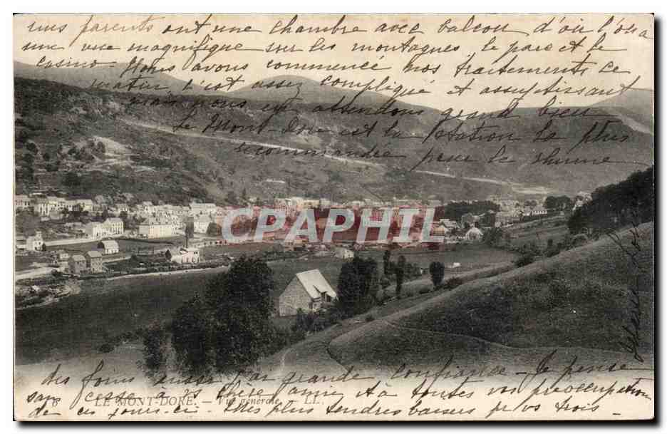 CPA Le Mont Dore Vue generale