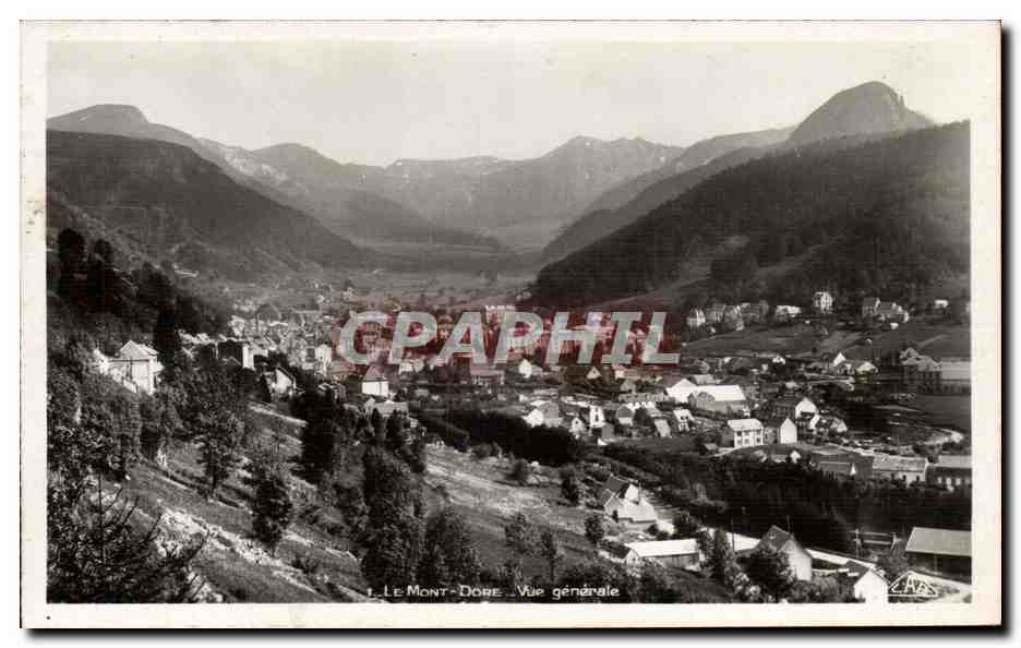 CPA Le Mont Dore Vue generale
