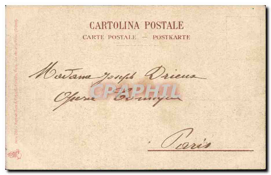 CPA Italie Italia Vesuvio in Eruzione Volcan  — Verso