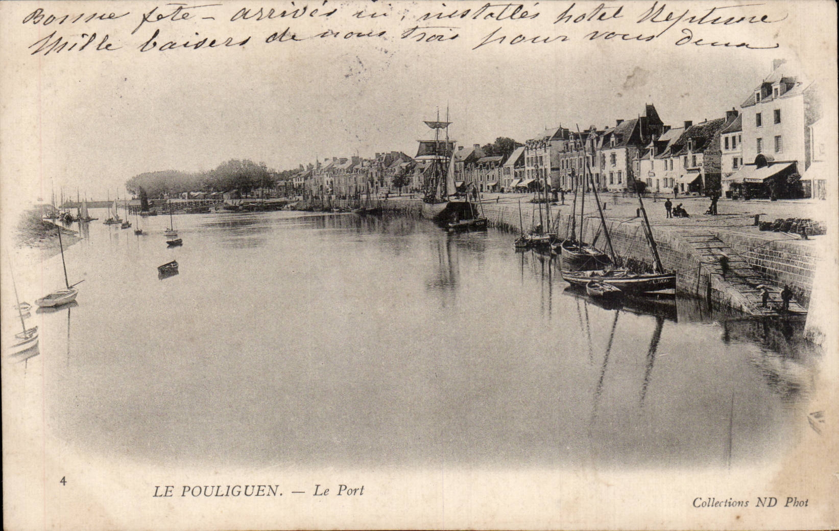 CPA Le Pouliguen Le port