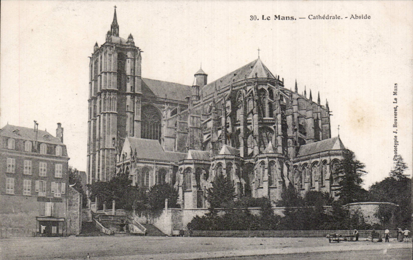 CPA Le Mans Cathedrale Abside