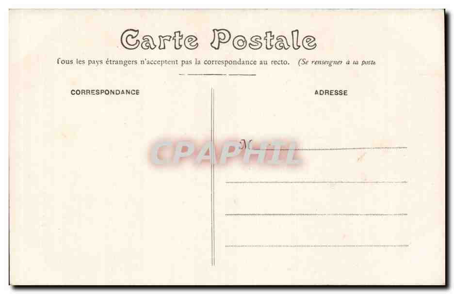 CPA Le Mans Cathedrale Abside — Verso