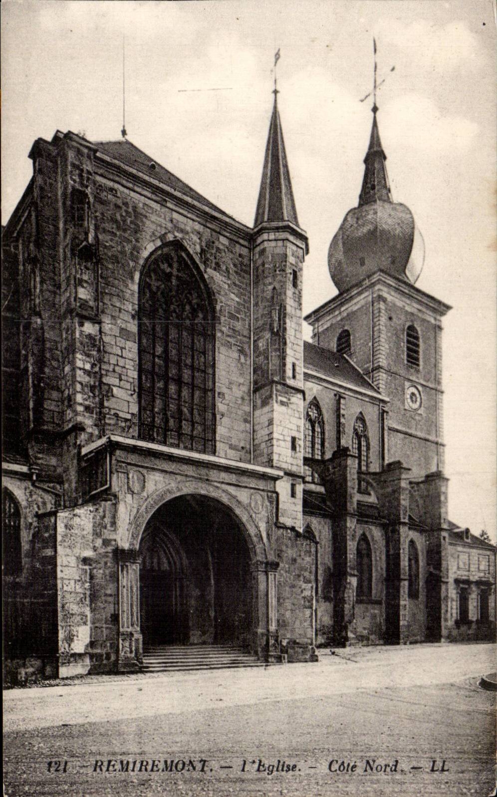CPA Remiremont L eglise Cote Nord