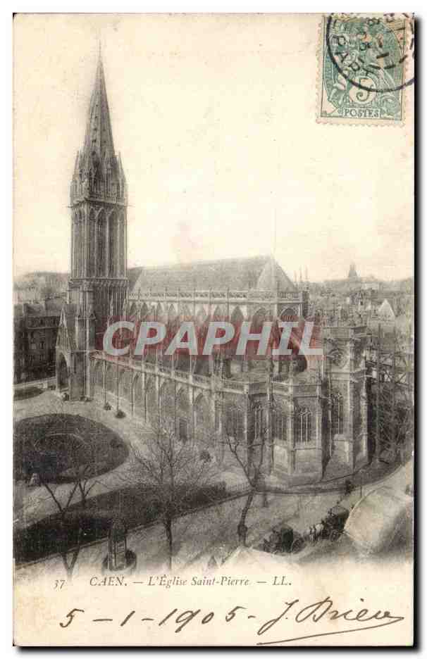 Caen — L'Église Saint-Pierre — LL. n°37