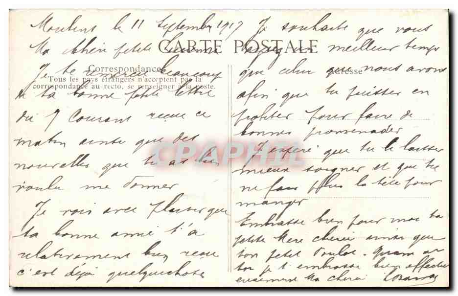 CPA Saint Pourcan sur Sioule L eglise  — Rückseite