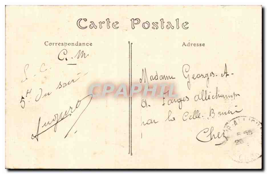 SAINCAIZE-LE-GUETIN — Pont-Canal sur l'Allier — Lib. Th. Ropiteau, Nevers — Rückseite
