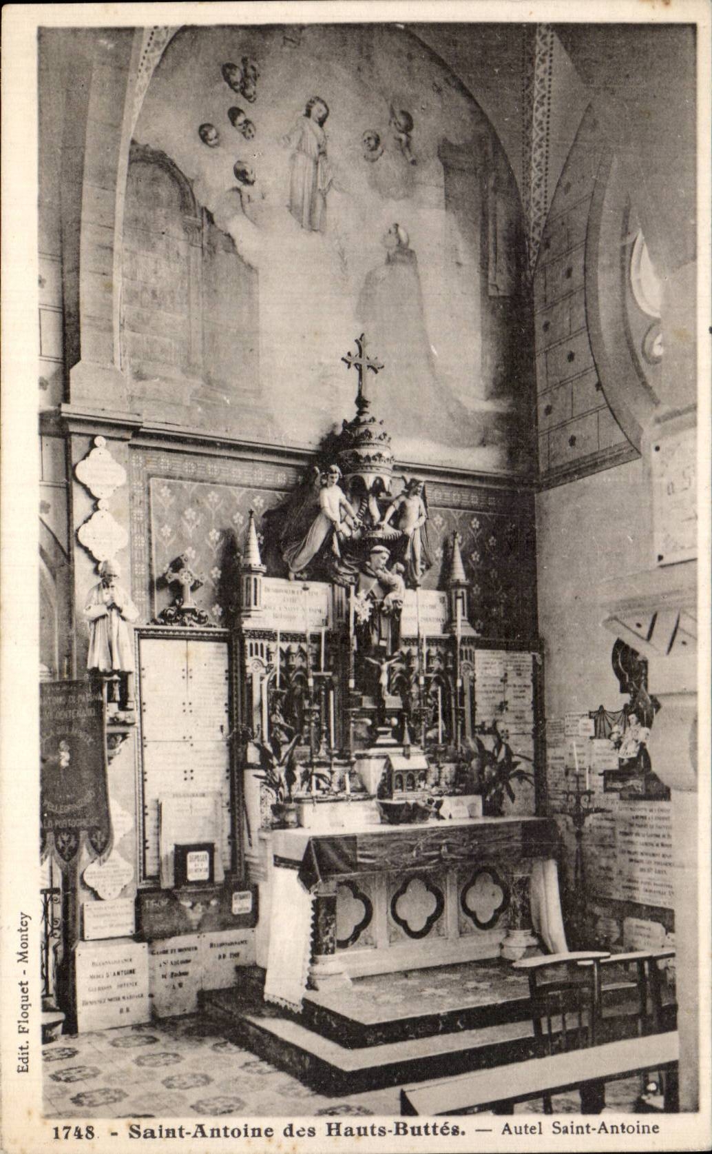 CPA Saint Antoine des Hauts Buttes Autel Saint Antoine 