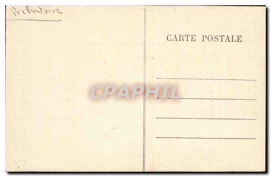 CPA Coupe statigraphique de la fouille des Marseille — Rückseite